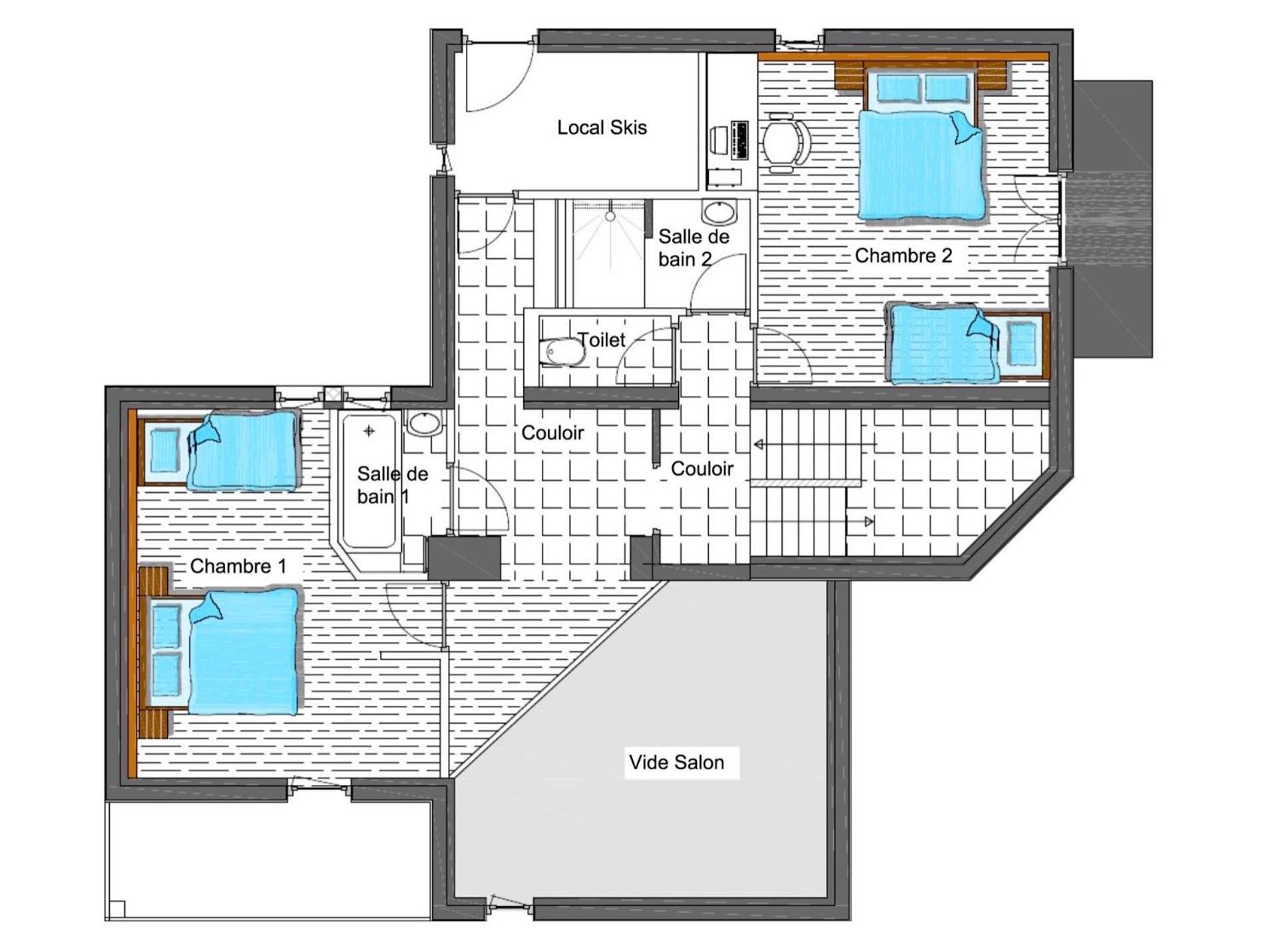 Chalet Rouge Ou Blanc Villard-Reculas ภายนอก รูปภาพ