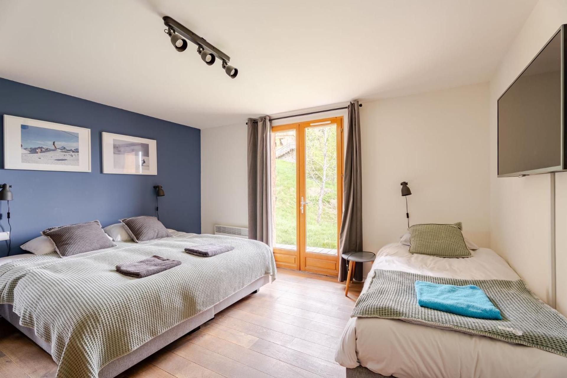 Chalet Rouge Ou Blanc Villard-Reculas ภายนอก รูปภาพ