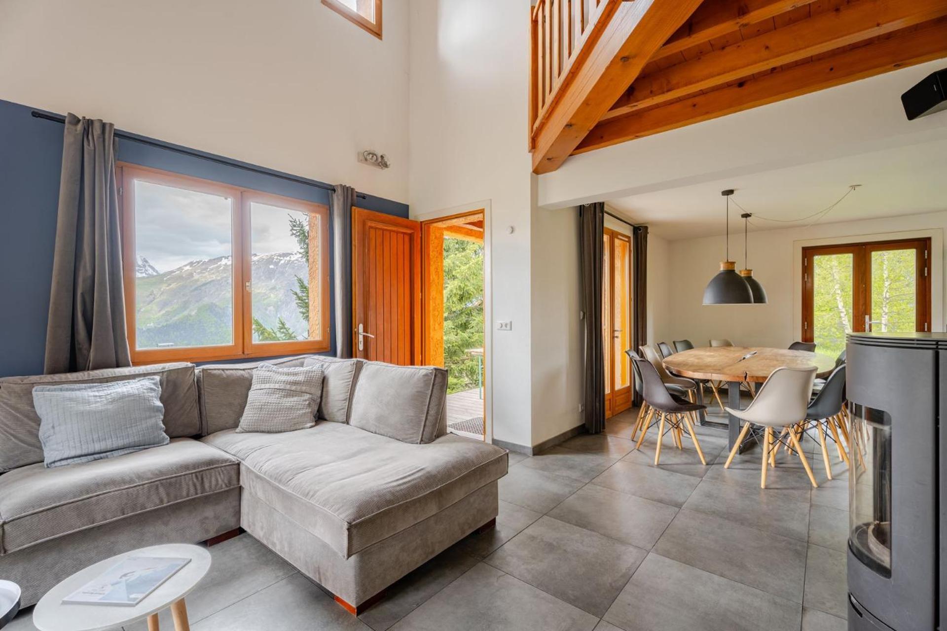 Chalet Rouge Ou Blanc Villard-Reculas ภายนอก รูปภาพ