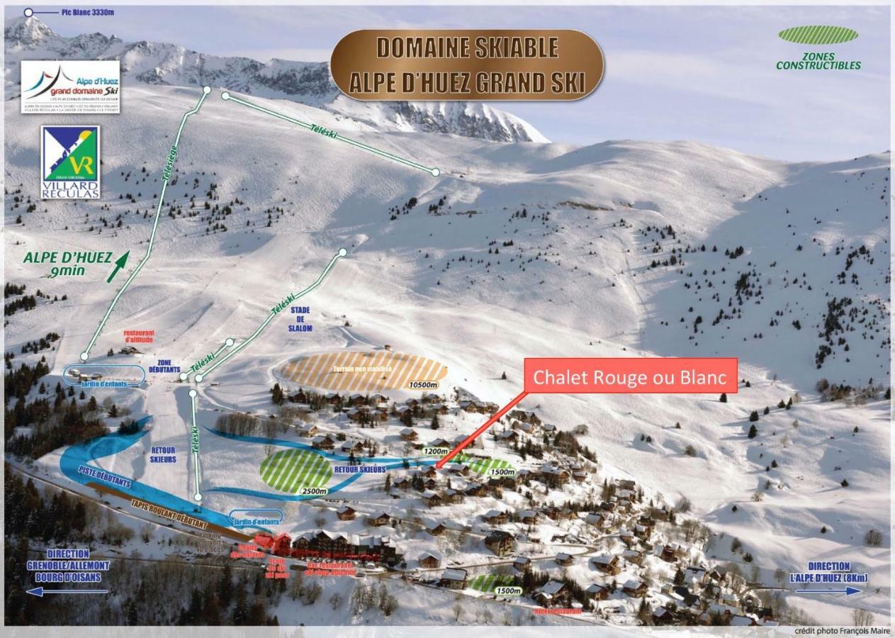 Chalet Rouge Ou Blanc Villard-Reculas ภายนอก รูปภาพ