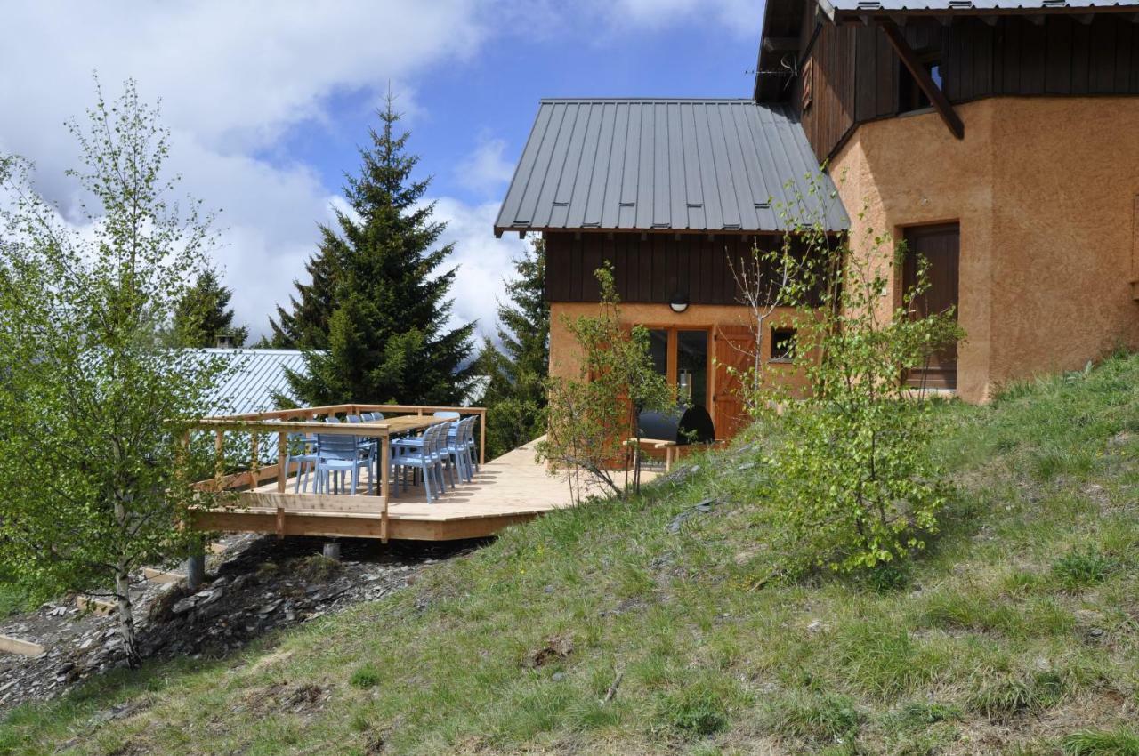 Chalet Rouge Ou Blanc Villard-Reculas ภายนอก รูปภาพ